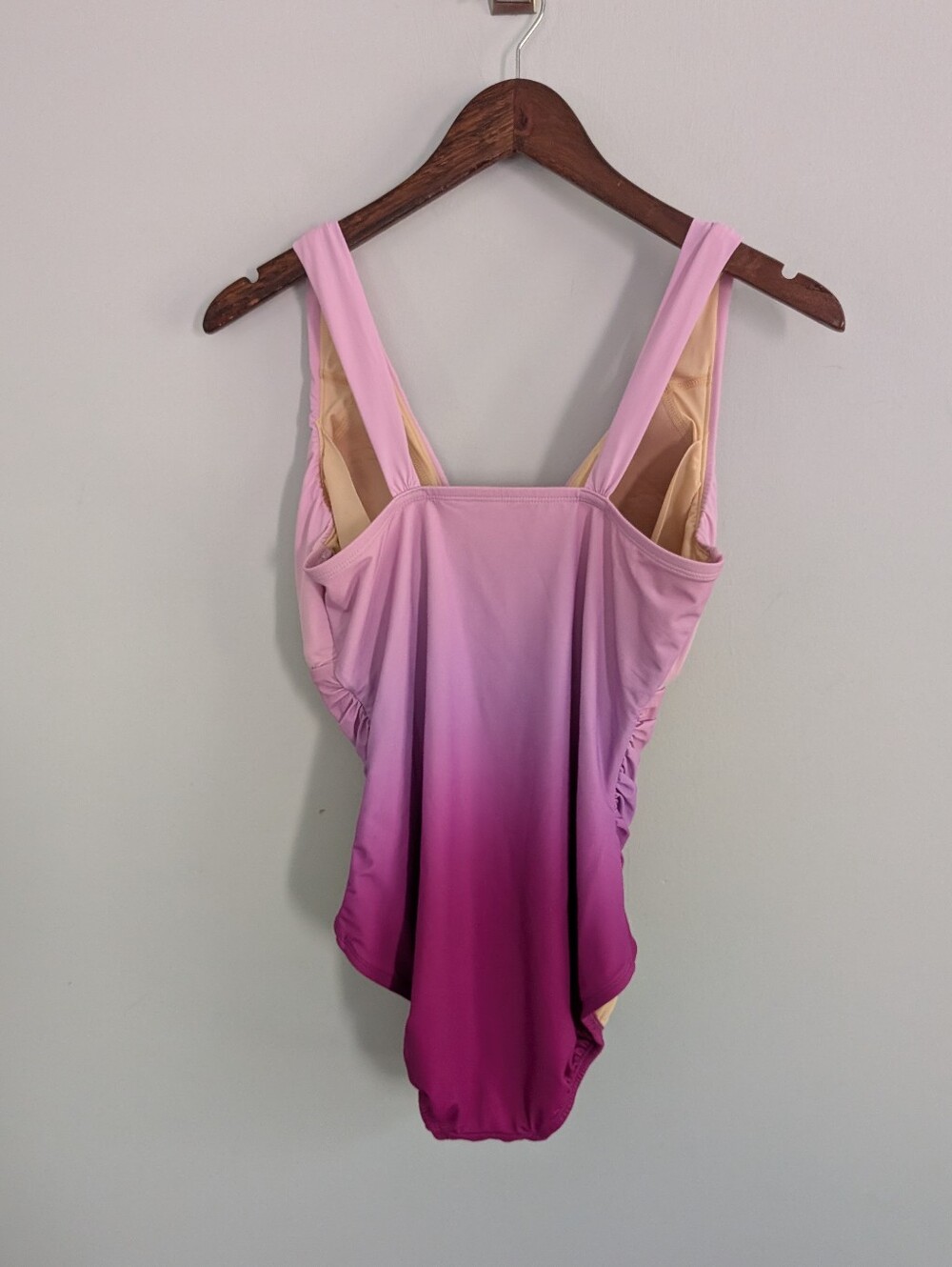 NEWLands' End Grecian Slendersuit Tummy Control One-Piece Swimsuit 10DDD - Picture 8 of 9